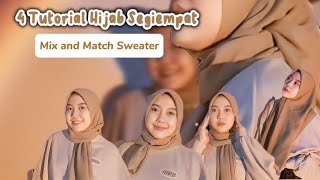 Tutorial Hijab Segiempat | Untuk Sweater | zitapnmsr_