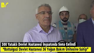 300 Yataklı Devlet Hastanesi İnşaatında Sona Gelindi