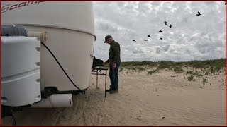 Beach Camping On Bolivar Peninsula