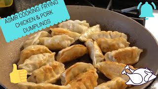 ASMR COOKING: FRYING CHICKEN & PORK DUMPLINGS | ASMR with Analyn