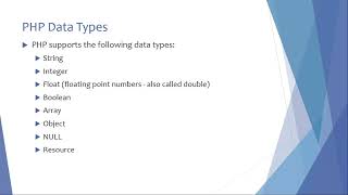 Data Types in PHP | PHP Datatypes in Hindi