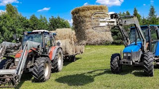 ☆zbieranie balotów z siana 2022☆2x  NEW HOLLAND ☆