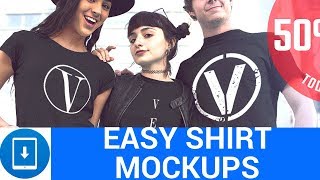 Easy t-shirt mockups with Placeit in 2 minutes