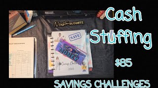 CASH ENVELOPE STUFFING | SAVINGS CHALLENGES | LOW INCOME BUDGET