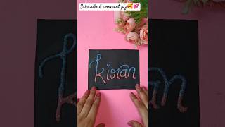 #nameart #namewritting #diycalligraphy #diy #craft #youtube #craft #viralshort #viralvideo #yt #love