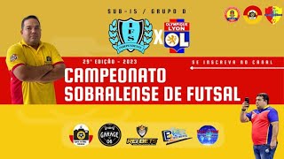 CAMPEONATO SOBRALENSE DE FUTSAL - INDEPENDENTE FUTSAL X LYON FUTSAL - SUB-15 MASCULINO - 02/03/2024