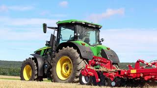 John Deere 7R 330 /déchaumeur Horsch joker 10 RT