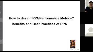 Performance Metrics, Benefits and Best Practices of RPA