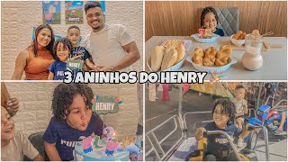 VLOG: ANIVERSÁRIO DE 3 ANOS DO HENRY | FIZ CAFÉ DA MANHÃ + BOLO + FOMOS NO PARQUE