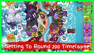 Getting To Round 200 In Bloons TD 6 | Timelapse