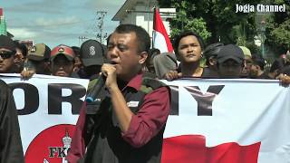 FORUM KOMUNIKASI ORMAS DAN RELAWAN  FKOR YOGYAKARTA AKSI DAMAI MENOLAK IDEOLOGI KHILAFAH