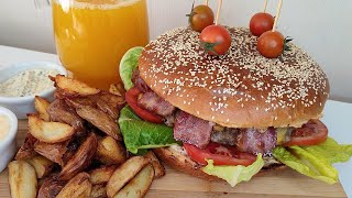 Hamburguesas Casera de 20cm