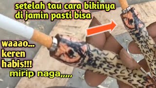 pipa rokok mirip ular naga