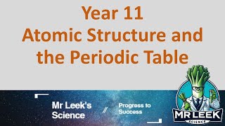 Year 11 Atomic structure and periodic table Revision Questions