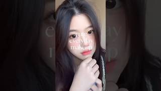 Cute every day korean makeup step by step 🤩 #viral #shortsvideo #shortsvideo #makeup