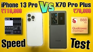 iPhone 13 Pro vs Vivo X70 Pro Plus Speed Test (A15 Bionic vs Dimensity 1200) Ram Management 💪🏼💪🏼