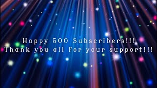 Happy 500 Subscribers! | Thank You All For Your Support! | #Shorts | Lux Collection85 Vlogs