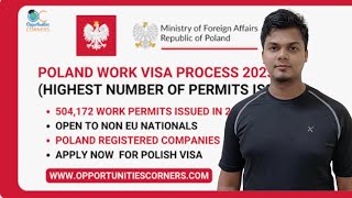 Poland work visa process 2023 | Poland work permit | jobs in Europe #polandjobs #europejobs