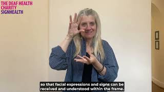 Communicating with Deafblind people