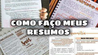 Como faço meus RESUMOS + dicas | Amanda Karolayne