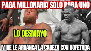 CASI lo NOQUEA MIKE TYSON vs JACKE PAUL será UNO quien será MILLONARIO ¿Fin del Sueño de Jake Paul?