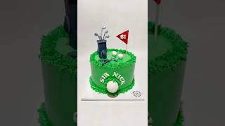 Swinging into sweetness! A hole-in-one treat for golf lovers ⛳️🏌🏻 #cake #shorts #short #shortvideo