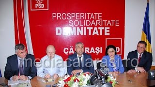 Conferinţă de presă la PSD Călăraşi - 23 martie 2016