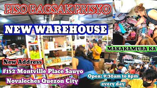 PISO BAGSAK PRISYO, MAKAKAMURA KA, SA BAGO NITONG WAREHOUSE.