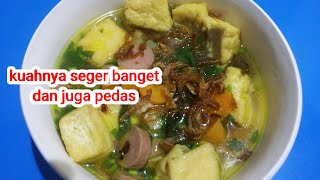 sayur tahu sosis pedas cocok banget di musim hujan