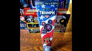 Red Apple Fireworks-Triumph Red, White, & Blue Rocket Pk