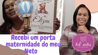 porta Maternidade / ganhei da minha filha