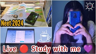 Study with me 🎯 LIVE NEET 2024 PW Yakeen 2.0 + 3.0