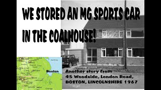 WE STORED AN MG SPORTS CAR IN THE COAL HOUSE.            www.crackerbooks.fr