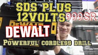 DEWALT BRUSHLESS SDSPLUS 12VOLTS CORDLESS DRILL