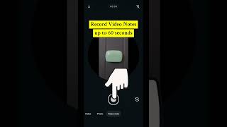 Can't Type? Try WhatsApp Video Notes #whatsapp #video #notes #howto