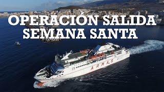 OPERACIÓN SALIDA 9000 VIAJEROS - SEMANA SANTA - TENERIFE - CANARIAS - PUERTO LOS CRISTIANOS TENERIFE