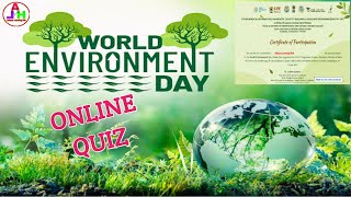 World Environment Day Quiz | Environment Day Quiz | Online Quiz Certificate