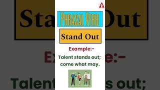 #42 "Stand Out" || Phrasal Verb | Meaning | Examples | Tricks | Ashwin Sir #standout #stand_out