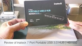 Review of inateck 7 Port Portable USB 3.0 HUB | HB7002