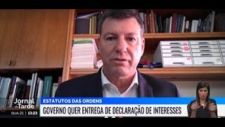 Declarações do Bastonário da Ordem dos Engenheiros sobre a revisão do Estatuto das Ordens