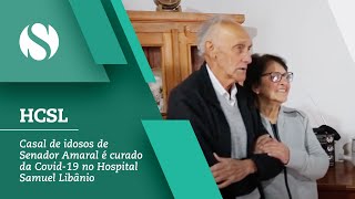 HCSL | Casal de idosos de Senador Amaral é curado da Covid-19 no Hospital Samuel Libânio