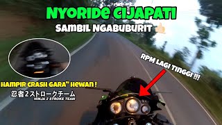 NYORIDE CIJAPATI HAMPIR CRASH GARA" HEWAN AJIG ‼️ || RPM LAGI TINGGI NGEJAR BUKA PUASA 🙏🏻