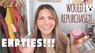 PRODUCTS I USED UP JUNE 2022 + Would I Repurchase...?! hits + misses | EMPTIES