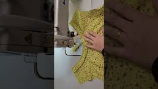 sewing a beautiful collar neck for women...