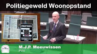 Geweld tijdens woonprotest op 17 oktober 2021 in Rotterdam (Maurice Meeuwissen PVV 4nov2021)