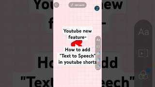 How to Add Text-to-Speech to a Youtube Shorts #shorts #texttospeech