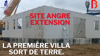 SITE ANGRE EXTENSION: LA PREMIÈRE VILLA SORT DE TERRE.