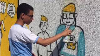 A escola Casa de Brinquedos lançou o concurso "Pelos Muros: Ser Criança".