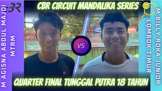 M Agisna Abdul Majdi (MTRM) vs M Billy Roka Junior (Lotim) QF PA 18 th cBR Circuit Mandalika Series