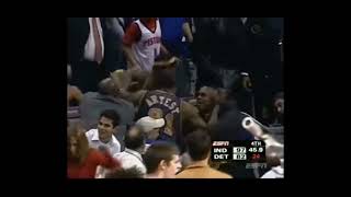 The palace brawl Pistons vs Pacers NBA FIGHTS